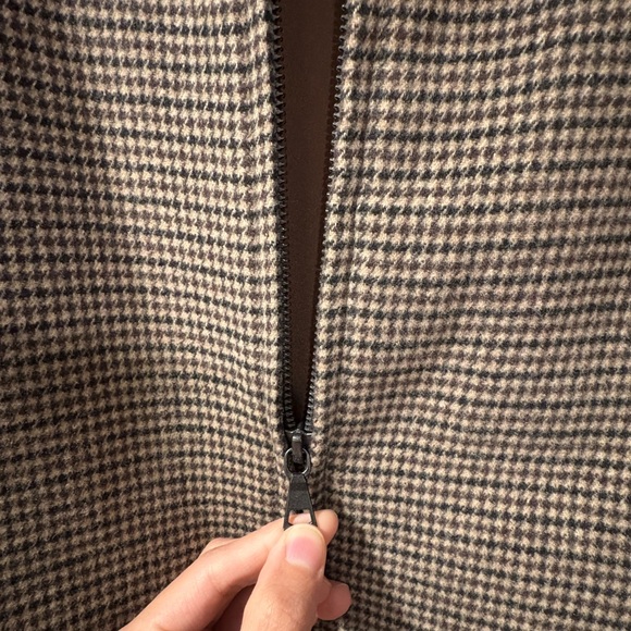 Uniqlo Houndstooth Lightweight Zip Jacket - Brown/Black - Picture 7 of 10